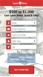 Mobile Screenshot of cashin1hrnow.net