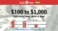 Desktop Screenshot of cashin1hrnow.com