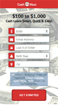 Mobile Screenshot of cashin1hrnow.com